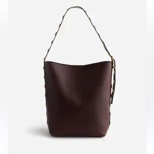 NWT Madewell The Essential Bucket Tote with Gold Accents